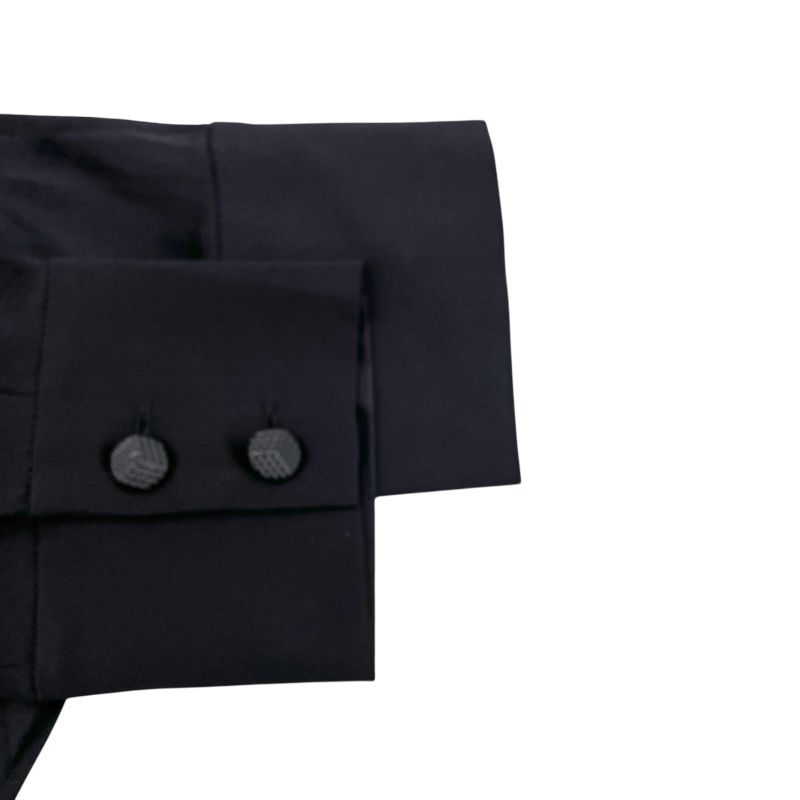 Emporio Armani Black Silk Blouse - Timeless Elegance