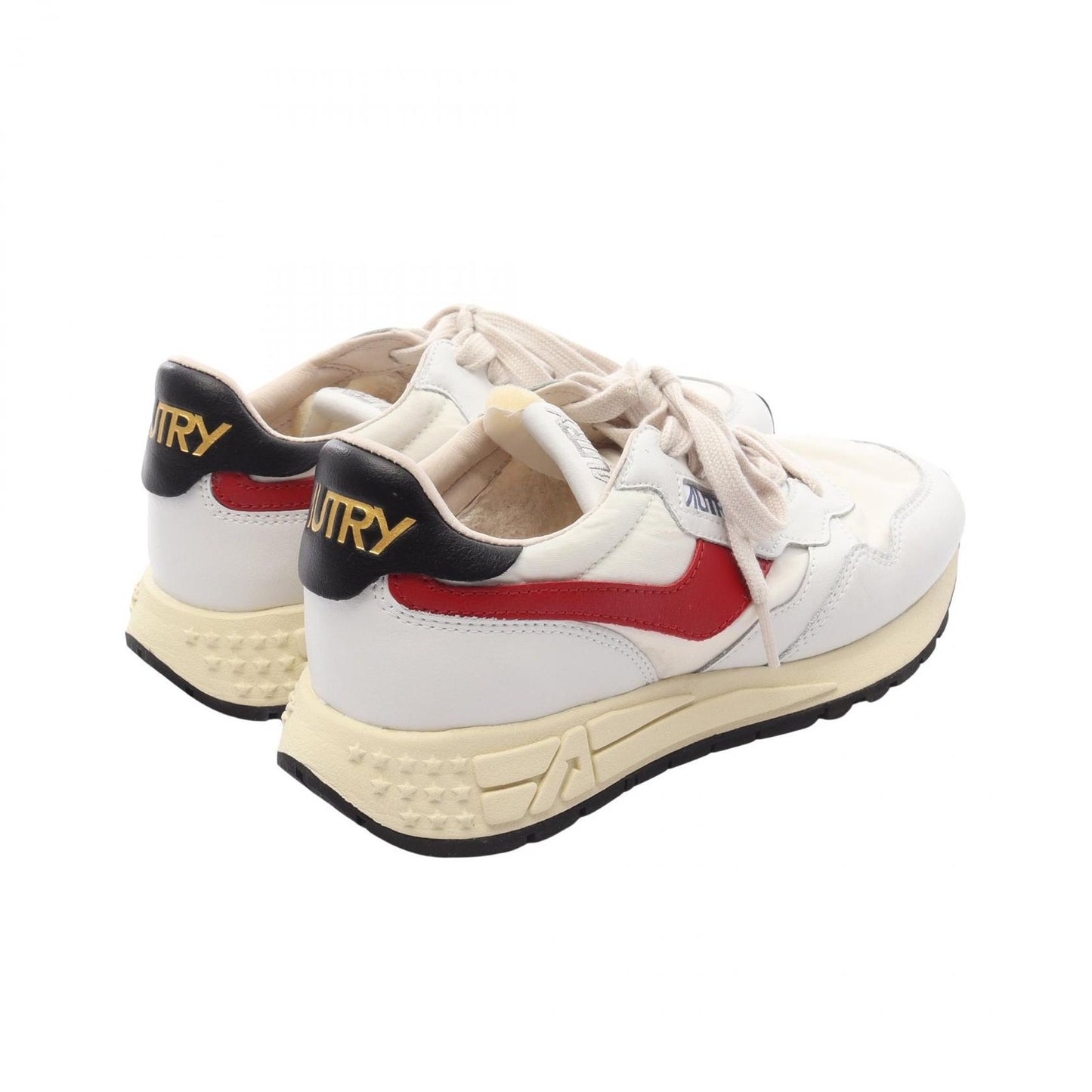 AUTRY White Leather Sneakers - Timeless Elegance for Women