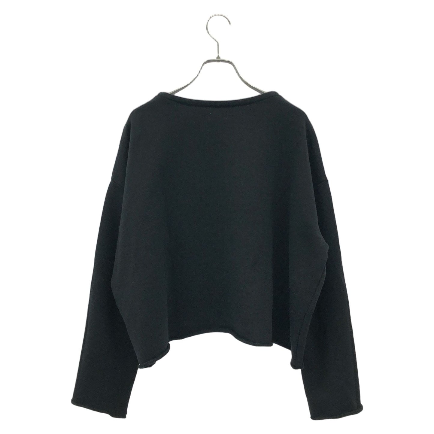 RHC Ron Herman Black Cotton Short Sweatshirt - Size S