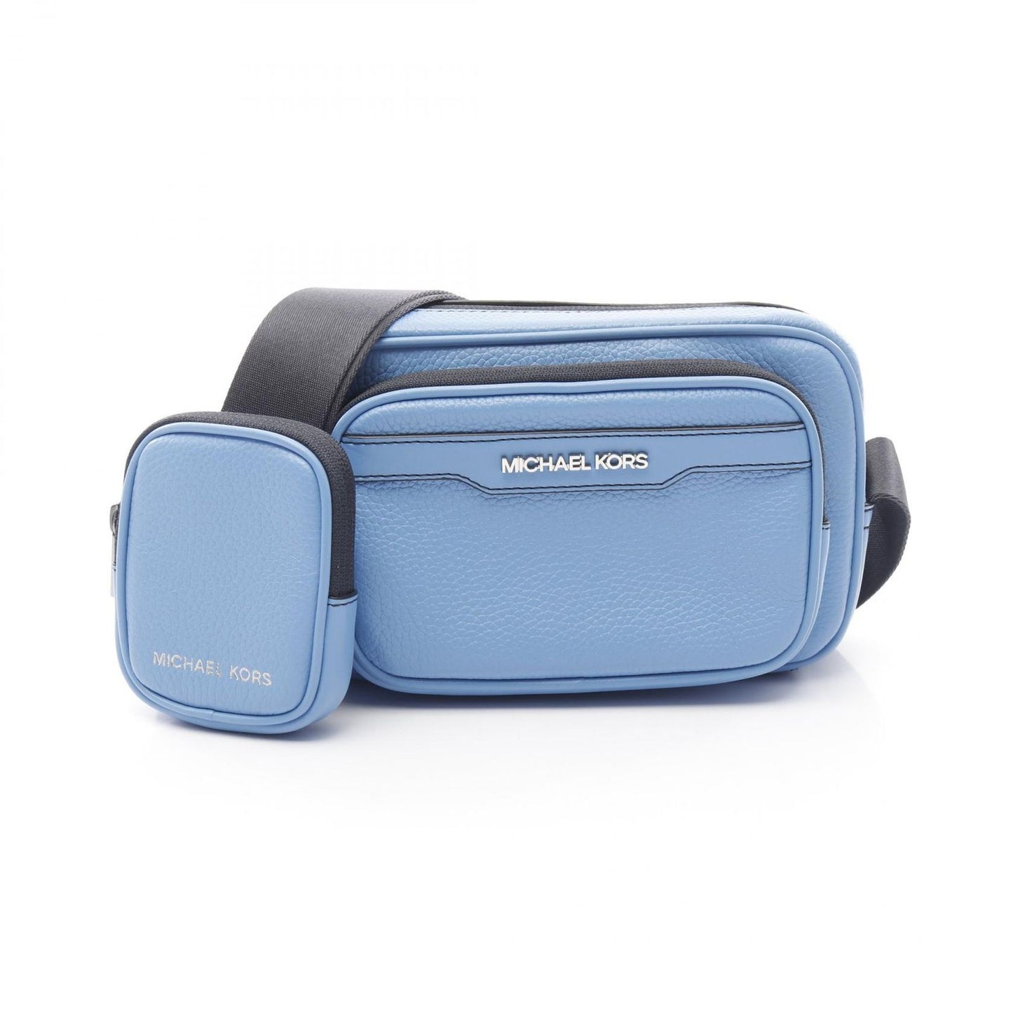 Michael Kors Cooper Camera Bag in Light Blue Leather - Timeless Elegance