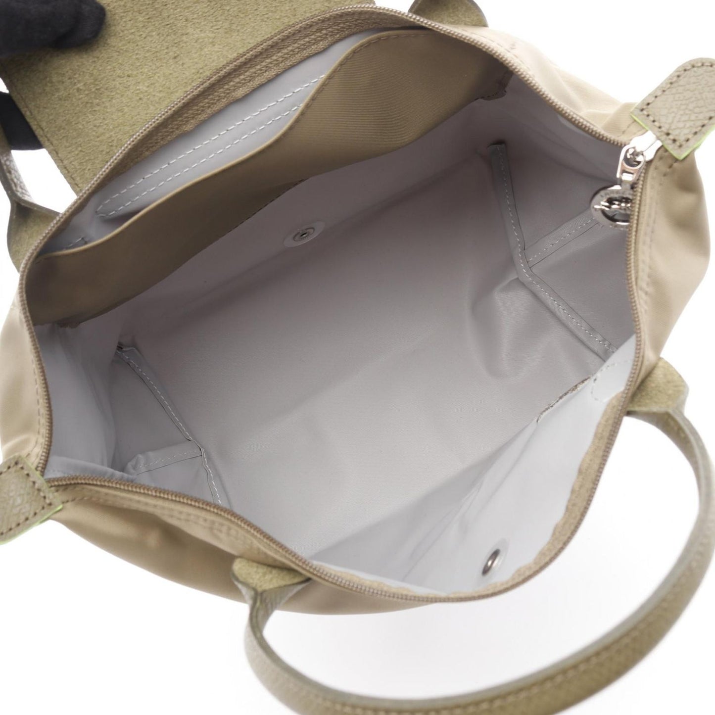 Longchamp Le Pliage Green S Top Handle Tote Bag - Artichoke
