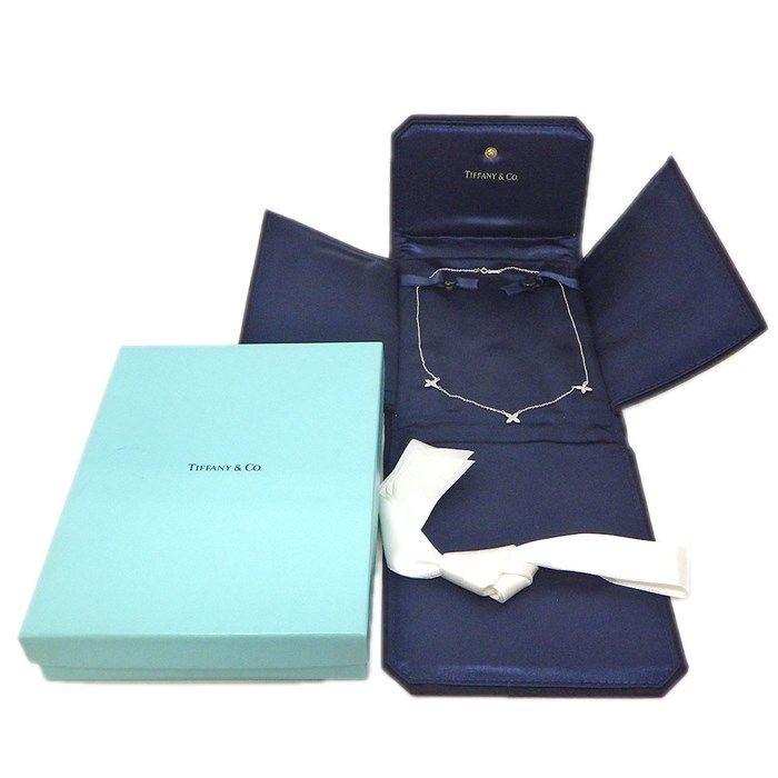 Tiffany & Co. Victoria Small 3-Motif Marquise Diamond Necklace