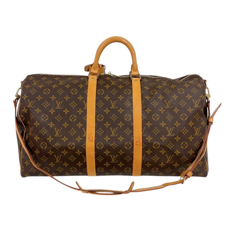 Louis Vuitton Keepall Bandoulière 55 - Iconic Monogram Travel Bag