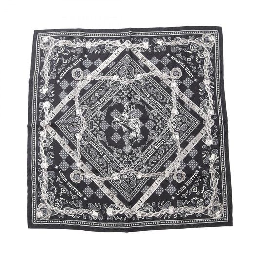 Louis Vuitton Monogram Tied Up Silk Bandana - Timeless Elegance