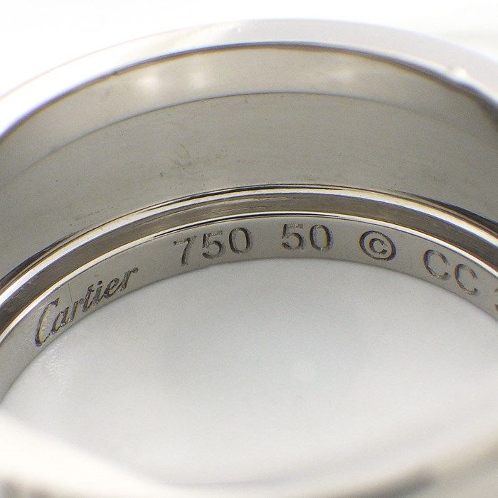 Cartier Happy Birthday Ring in K18 White Gold - Size 10