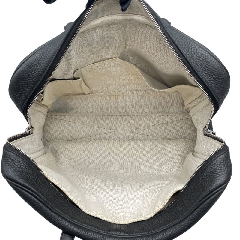 HERMES Victoria 40 Black Togo Leather Business Bag - R Stamp