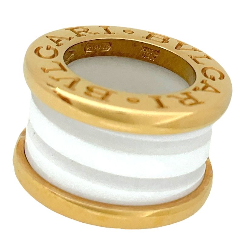 BVLGARI B.zero1 Necklace K18PG & White Ceramic - Timeless Elegance