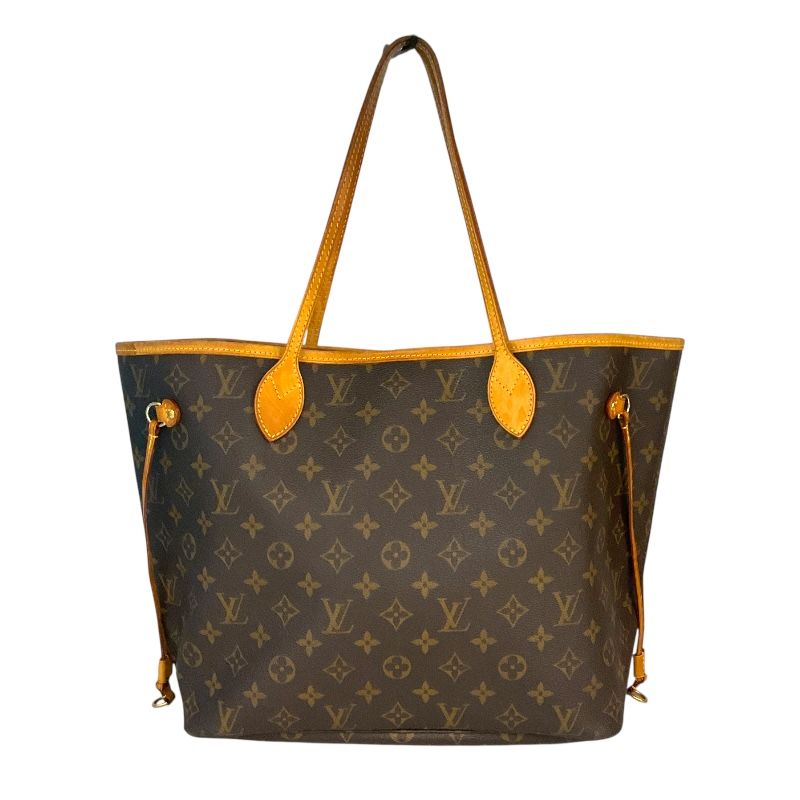 Louis Vuitton Neverfull MM Monogram Tote Bag - Brown