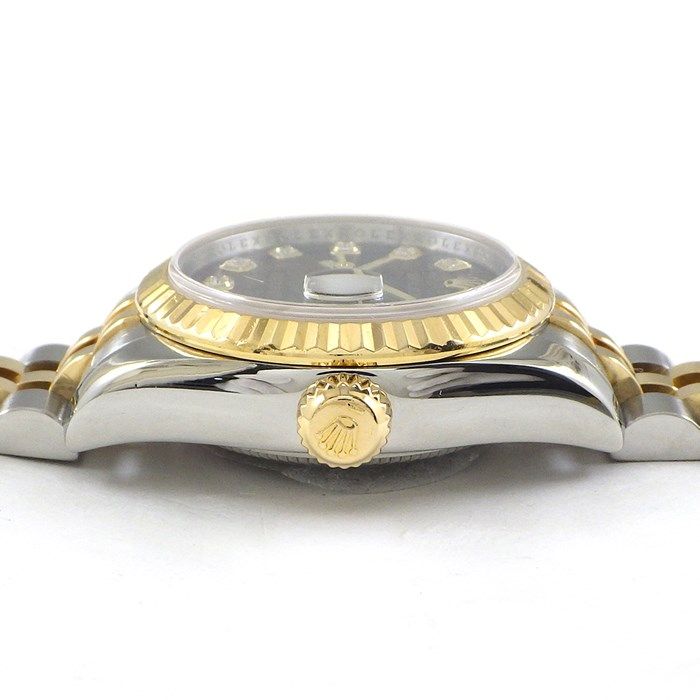 Rolex Datejust 26 179173G - 2006 Black Diamond Dial - K18YG & SS