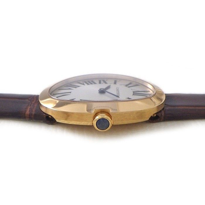 Cartier Baignoire SM W8000007 Oval Watch in 18K Pink Gold