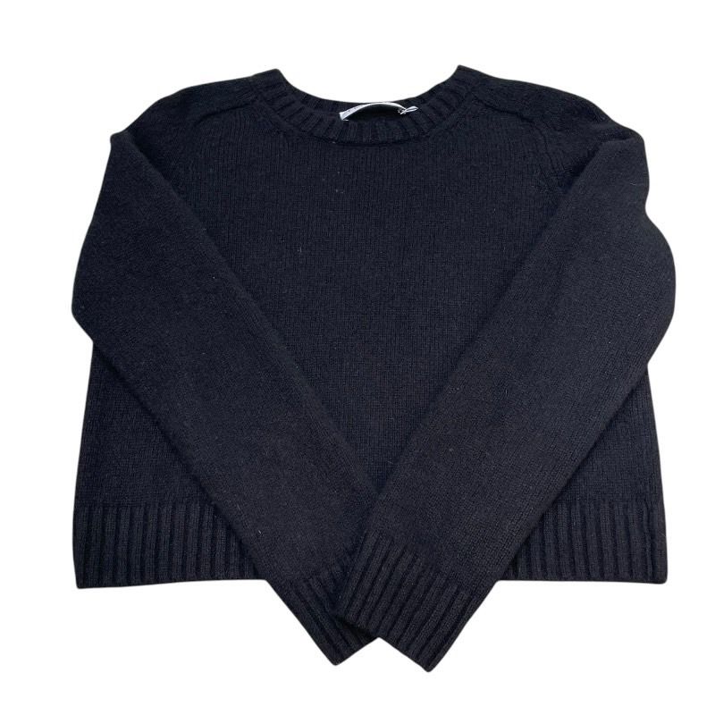 Christian Dior Black Cashmere Knit Sweater with Back Logo