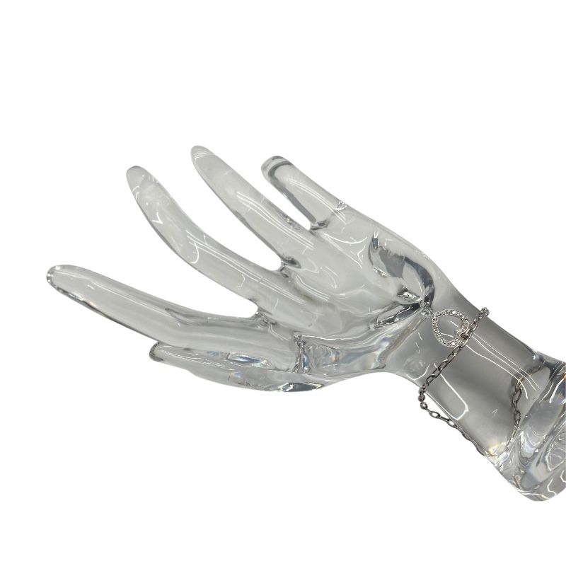 Tiffany & Co. Sentimental Hard Bracelet in Platinum with Diamonds