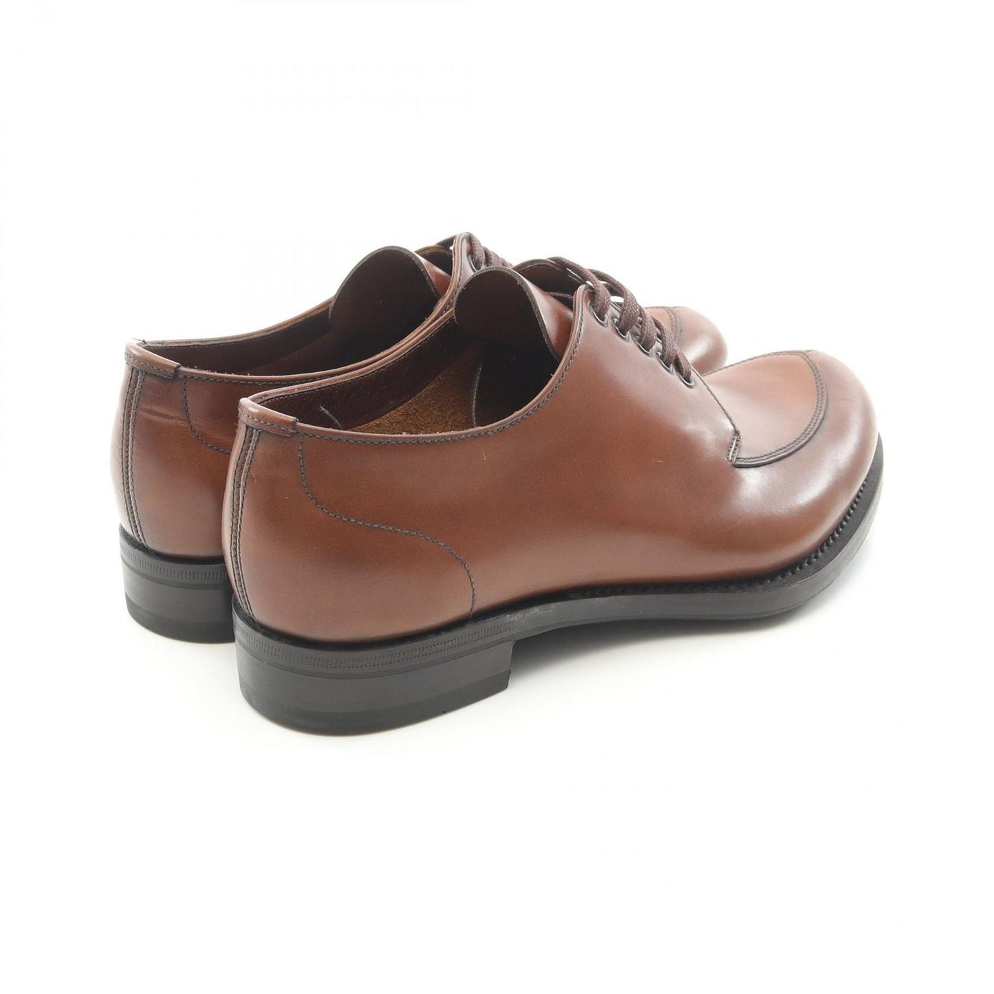 PRADA Brown Leather Dress Shoes - Timeless Elegance