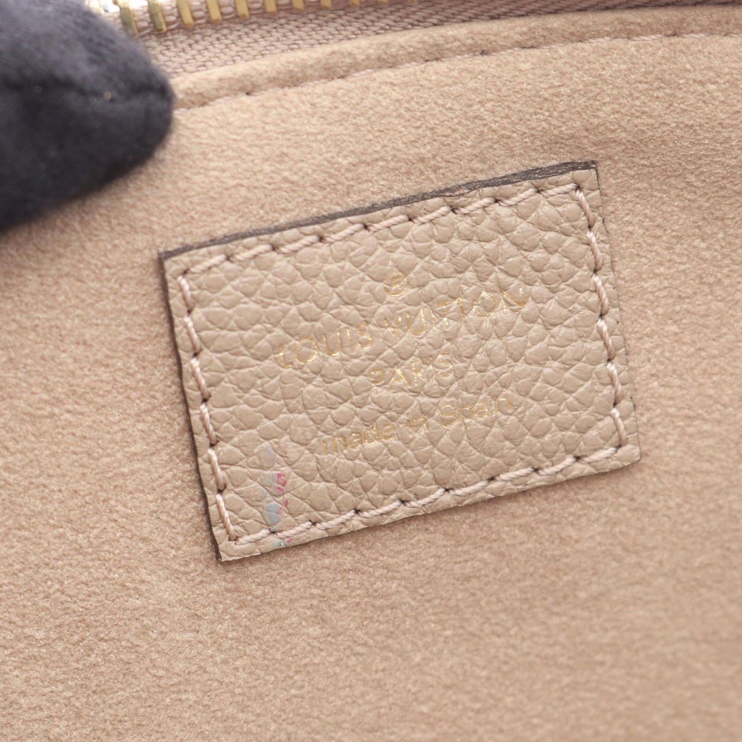 Louis Vuitton Petit Palais PM Monogram Empreinte Handbag - Cream