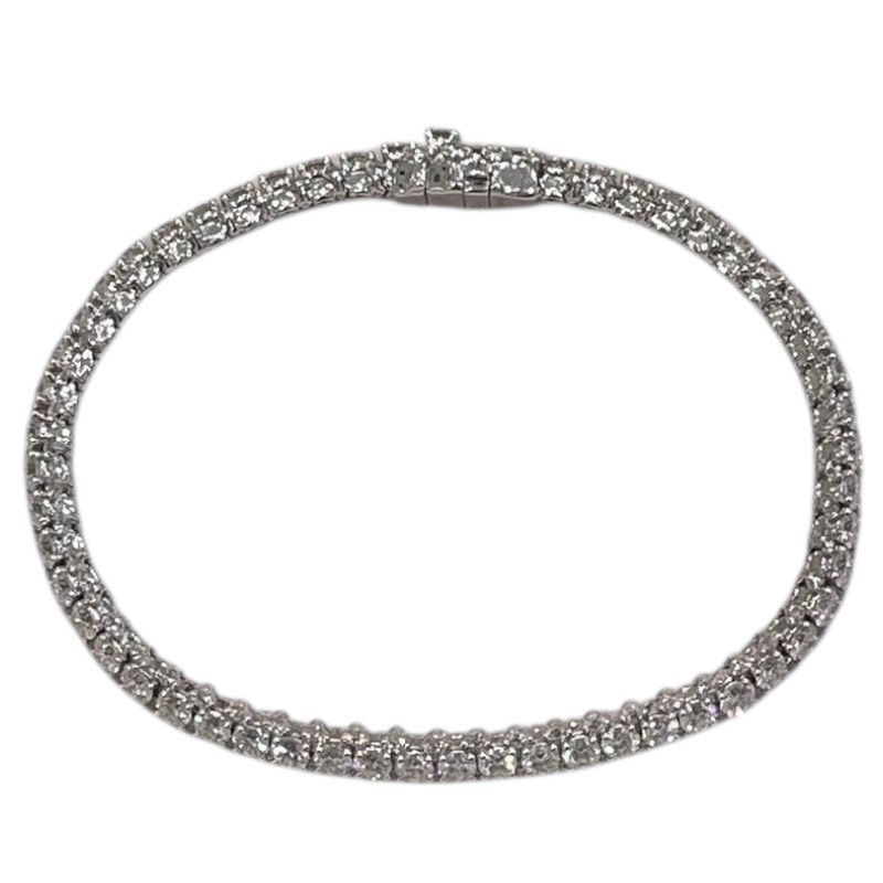 GRAFF Duet Triple Row Bracelet in 750WG with Diamonds