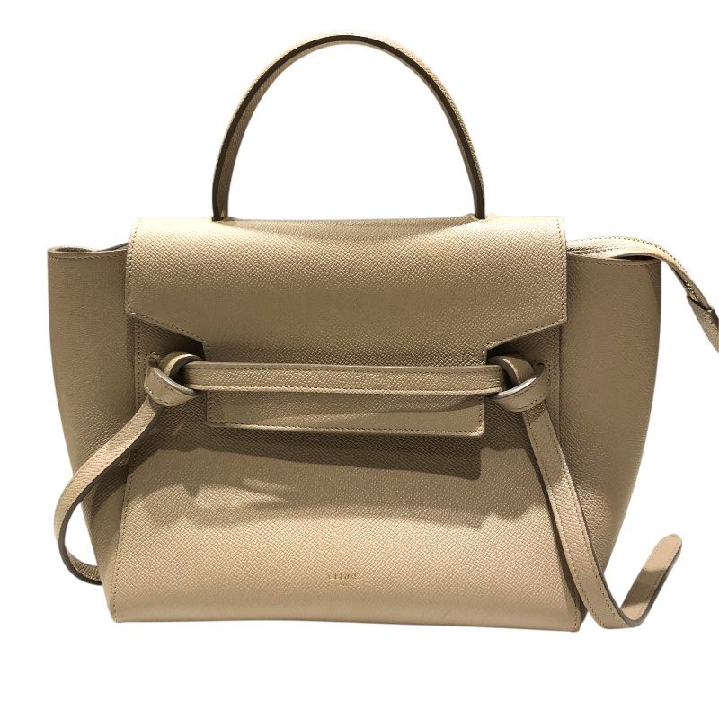 CELINE Belt Bag Micro 189153 Beige & Gold Hardware - Exquisite Craftsmanship