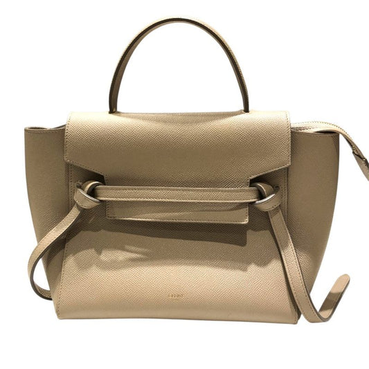 CELINE Belt Bag Micro 189153 Beige & Gold Hardware - Exquisite Craftsmanship