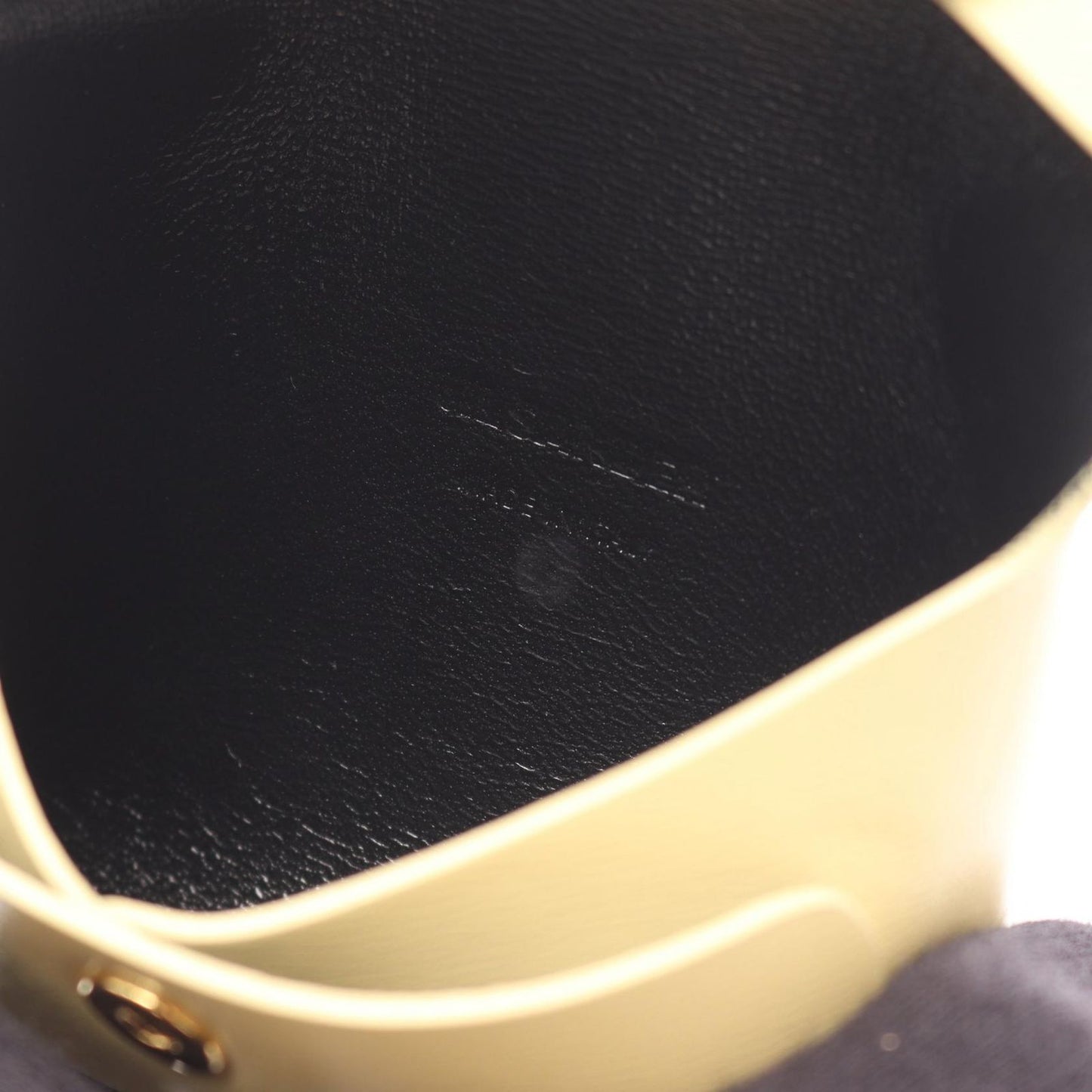 JIL SANDER Yellow Leather Coin Purse - Exquisite Craftsmanship