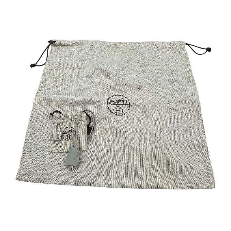 HERMES Birkin 30 in Gris Perle with Silver Hardware - Iconic Luxury Handbag