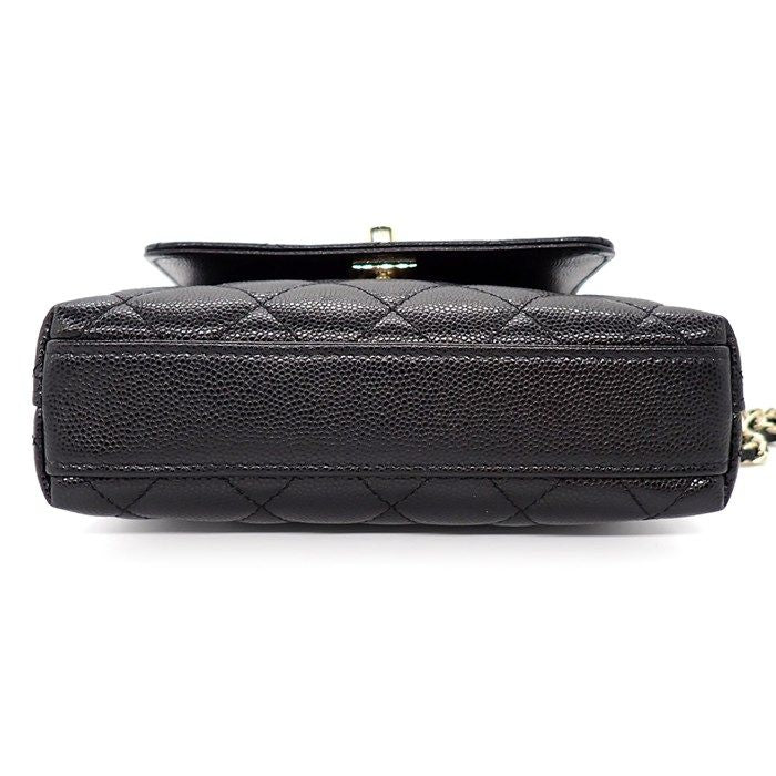 Chanel Coco Handle Extra Mini Handbag in Black Caviar Leather