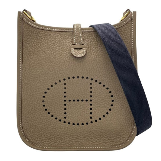 HERMES Evelyne TPM in Etoupe with Gold Hardware - Exquisite Craftsmanship