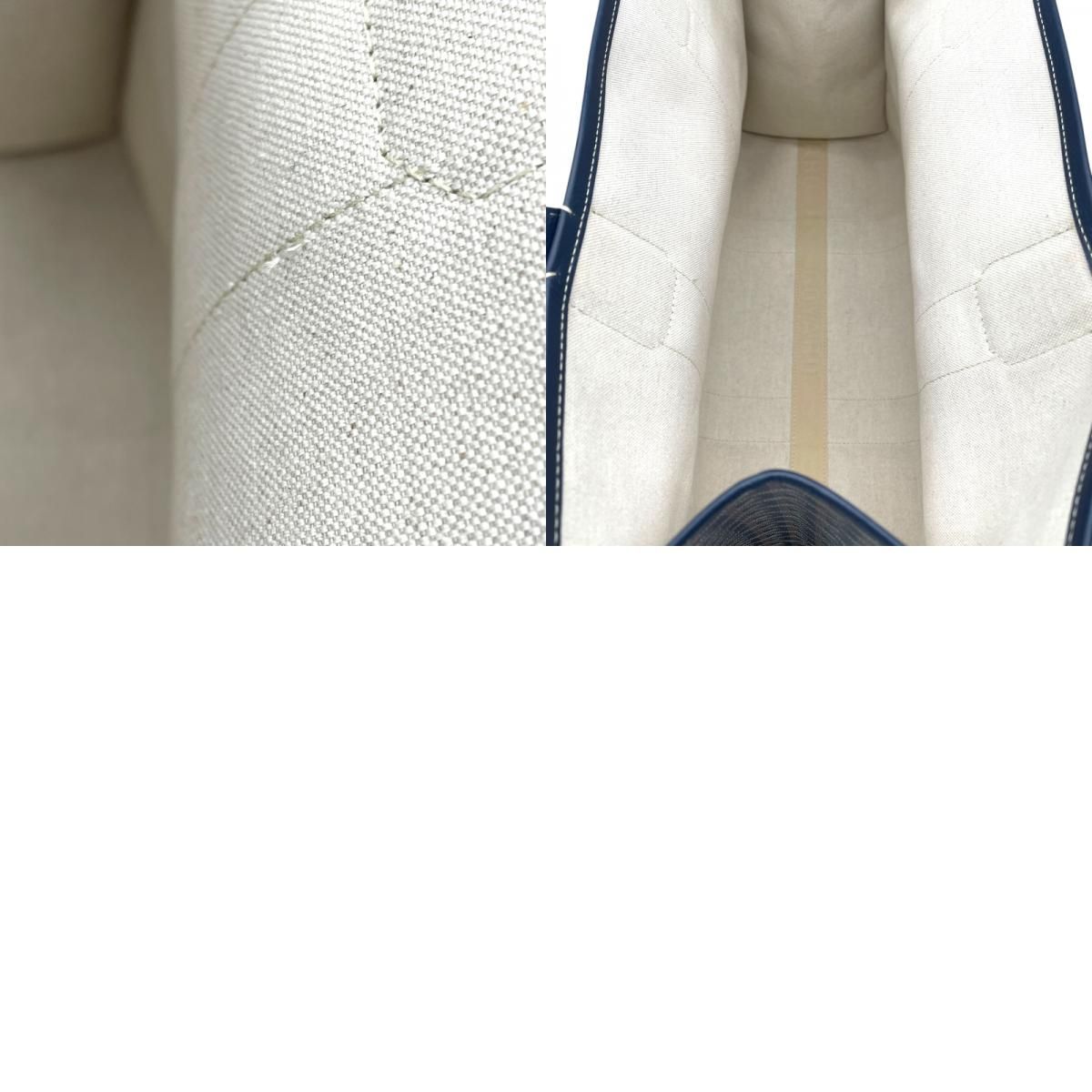 GOYARD Villette MM Navy Coated Canvas Tote Bag - Exquisite Craftsmanship