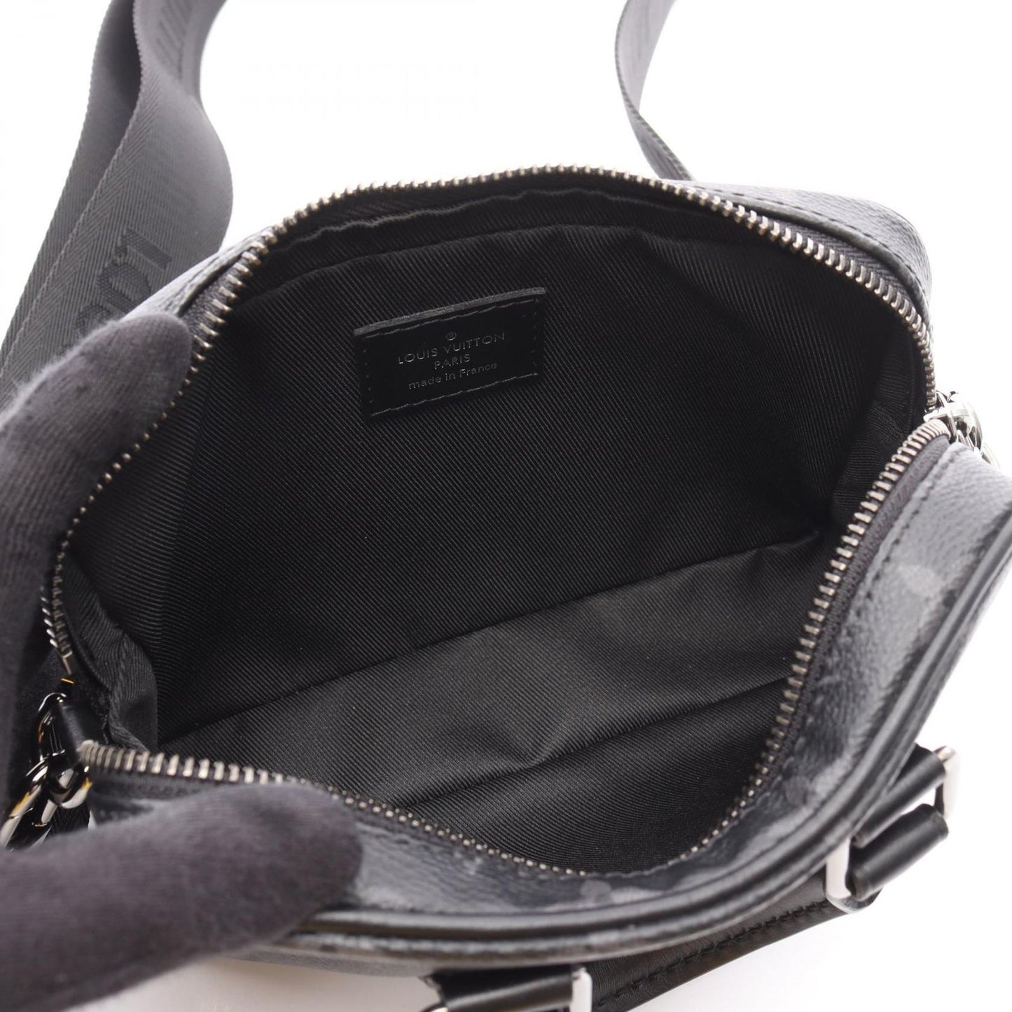 Louis Vuitton Nano PDV Handbag - Black Monogram Eclipse Canvas