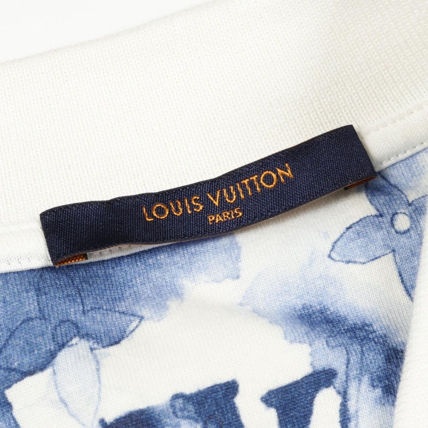 LOUIS VUITTON Watercolor Monogram Polo Shirt - Size L