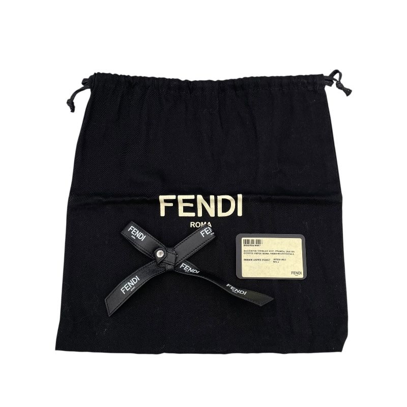 Fendi Baguette Bag by Marc Jacobs - Black Leather Luxury Handbag