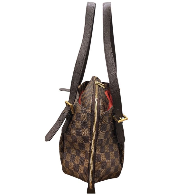 Louis Vuitton Belem MM Brown Damier Canvas Tote Bag - Timeless Elegance
