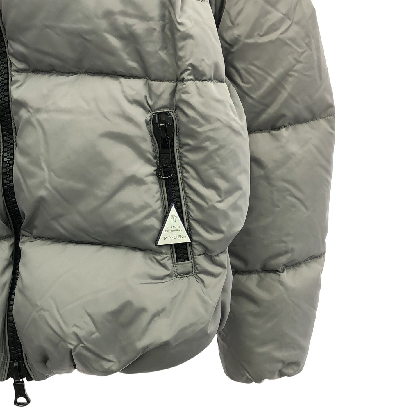 MONCLER Men's Down Jacket in Gray - Timeless Elegance