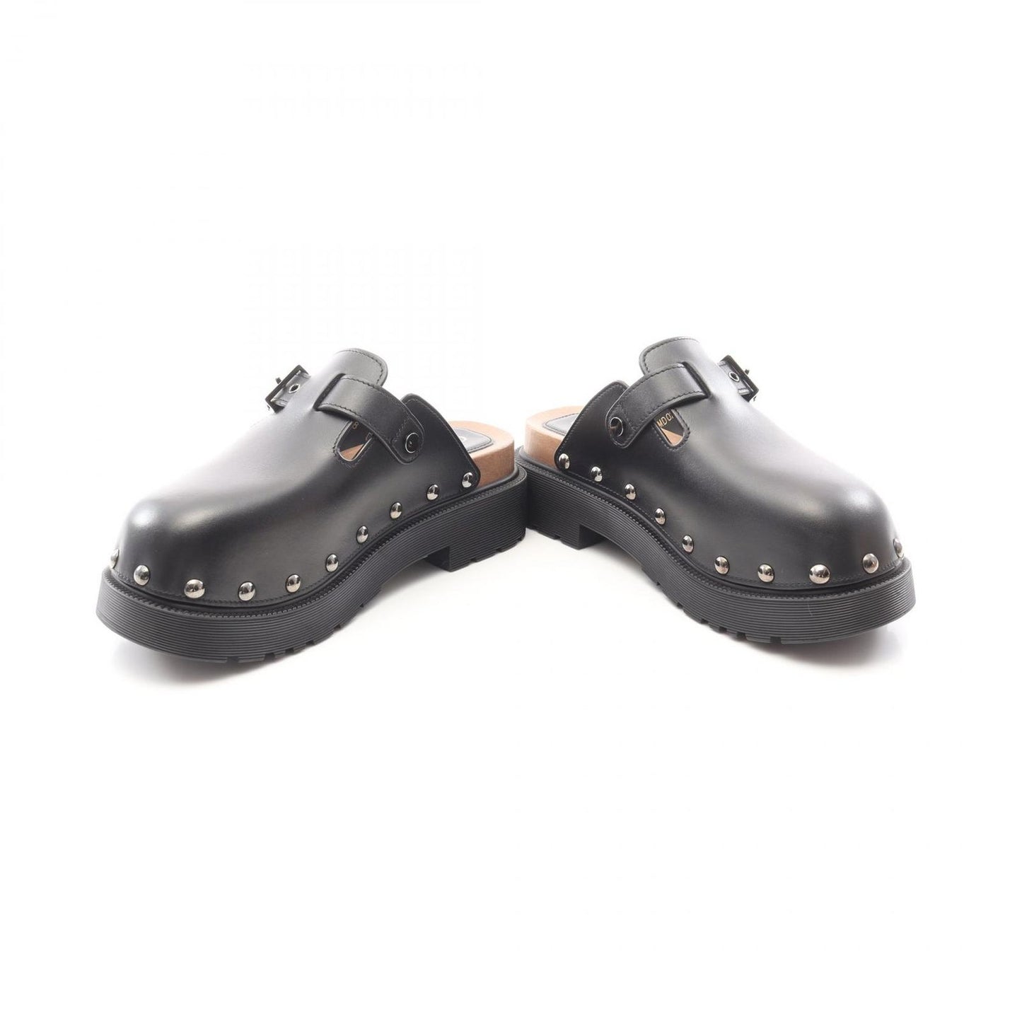Dior Quake Clog Sandals in Black Leather - Size 38