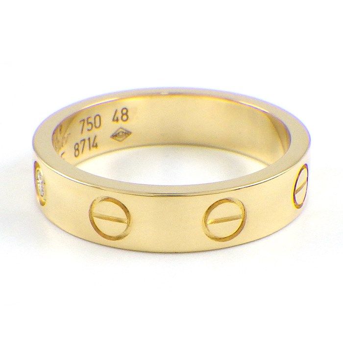 Cartier Love Ring Small Model SM with Diamond in 18K Yellow Gold