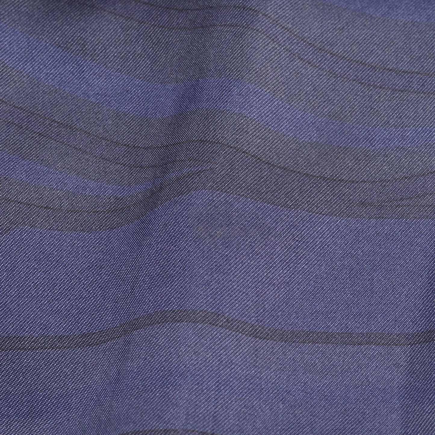 HERMES Silk Cotton Dress in Elegant Blue - Size 34