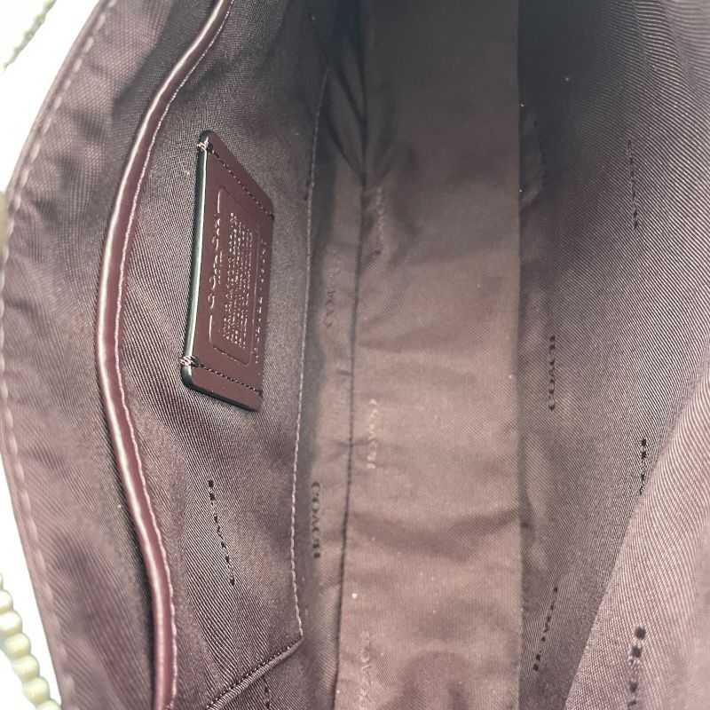 COACH Black/Gray Canvas Shoulder Bag - Timeless Elegance