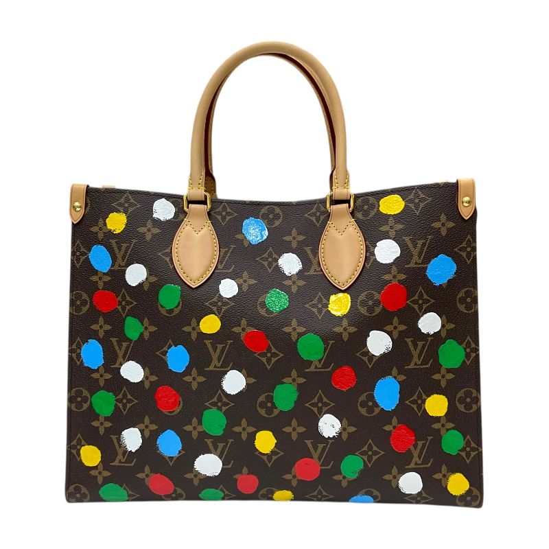 Louis Vuitton OnTheGo MM Yayoi Kusama Collaboration - Brown Monogram