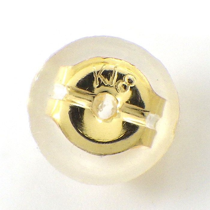 K18YG Swing Drop Circle Earrings - Exquisite Gold Elegance