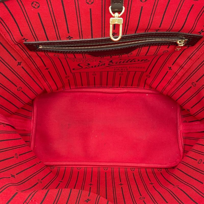 Louis Vuitton Neverfull MM Damier Ebene Canvas Tote Bag