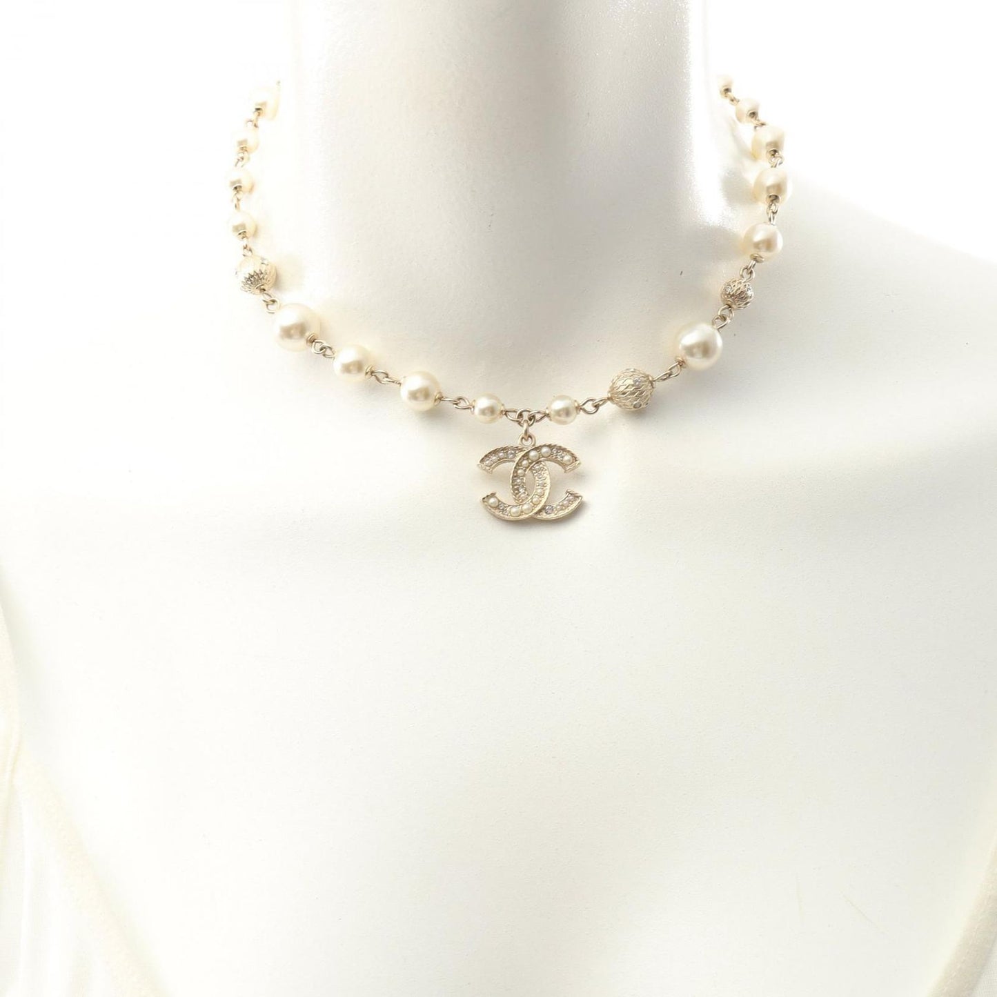 CHANEL Coco Mark Gold-Plated Necklace - Timeless Elegance