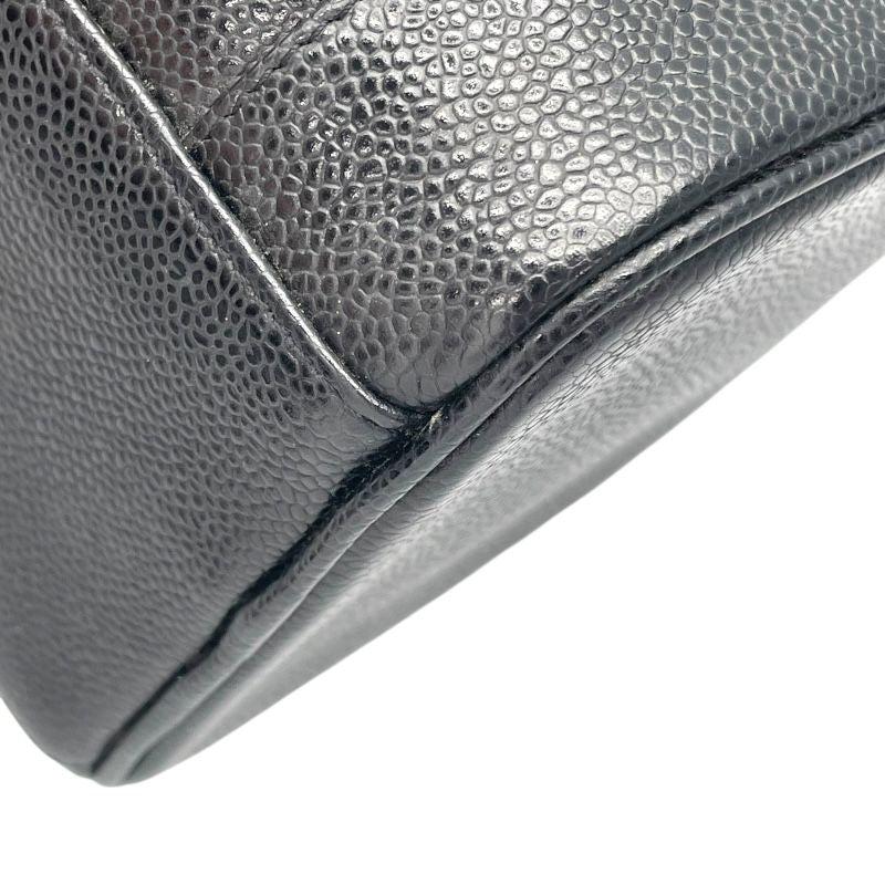 CHANEL Vanity A01998 Black Caviar Skin Handbag - Timeless Elegance