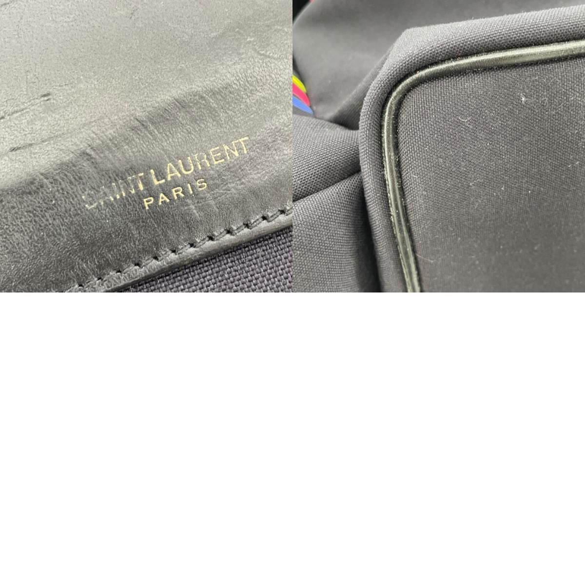 Saint Laurent City Backpack - Multi-Color Dinosaur Canvas