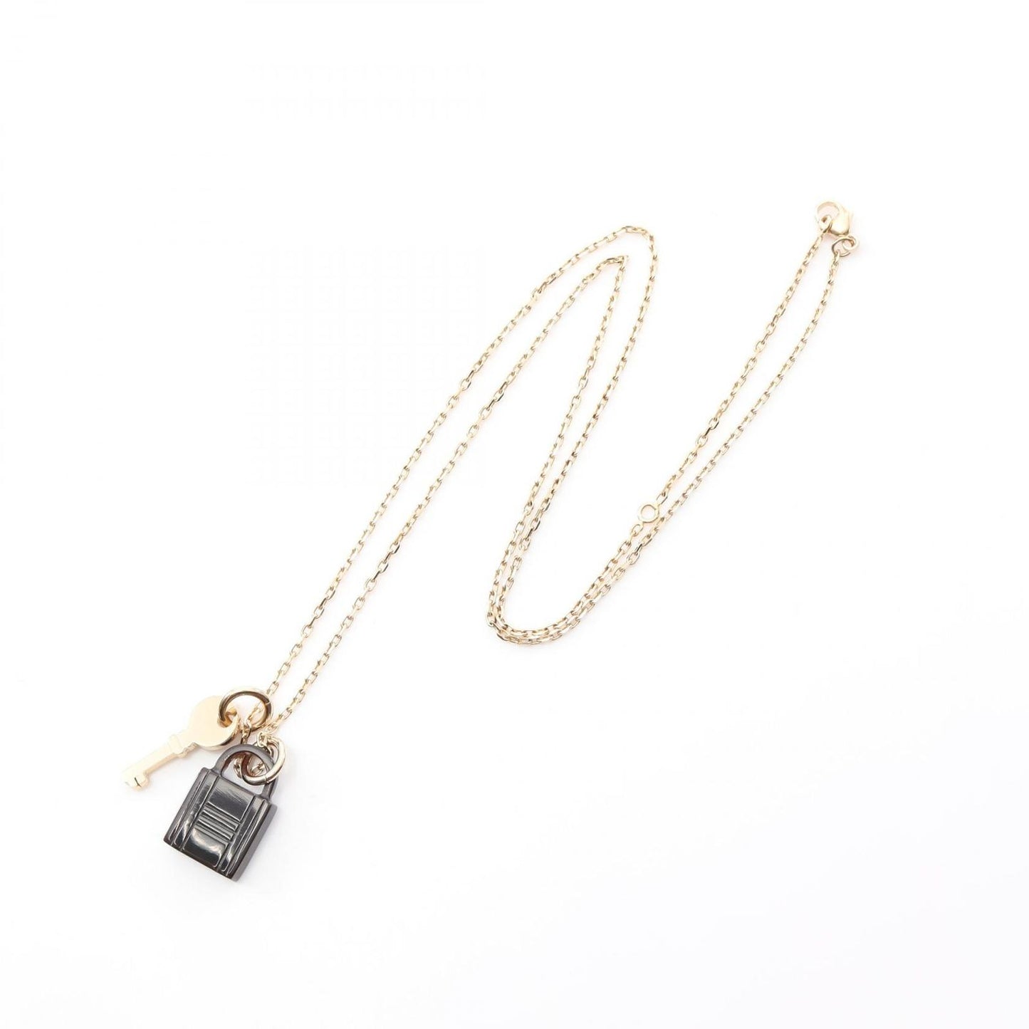 HERMES Amulet Padlock PM Necklace in Gold Plated - Exquisite Craftsmanship