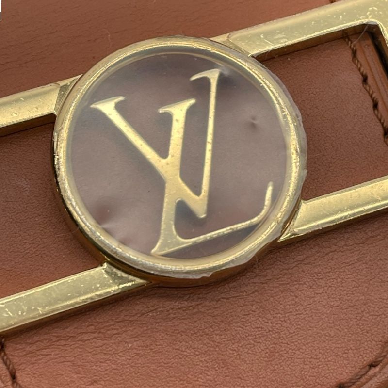 Louis Vuitton Dauphine MM Monogram Reverse Shoulder Bag - Brown