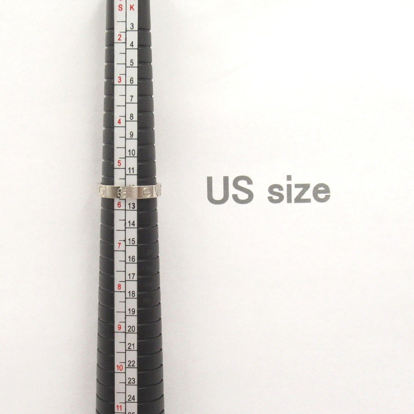 Cartier Love Ring in K18 White Gold - Timeless Elegance