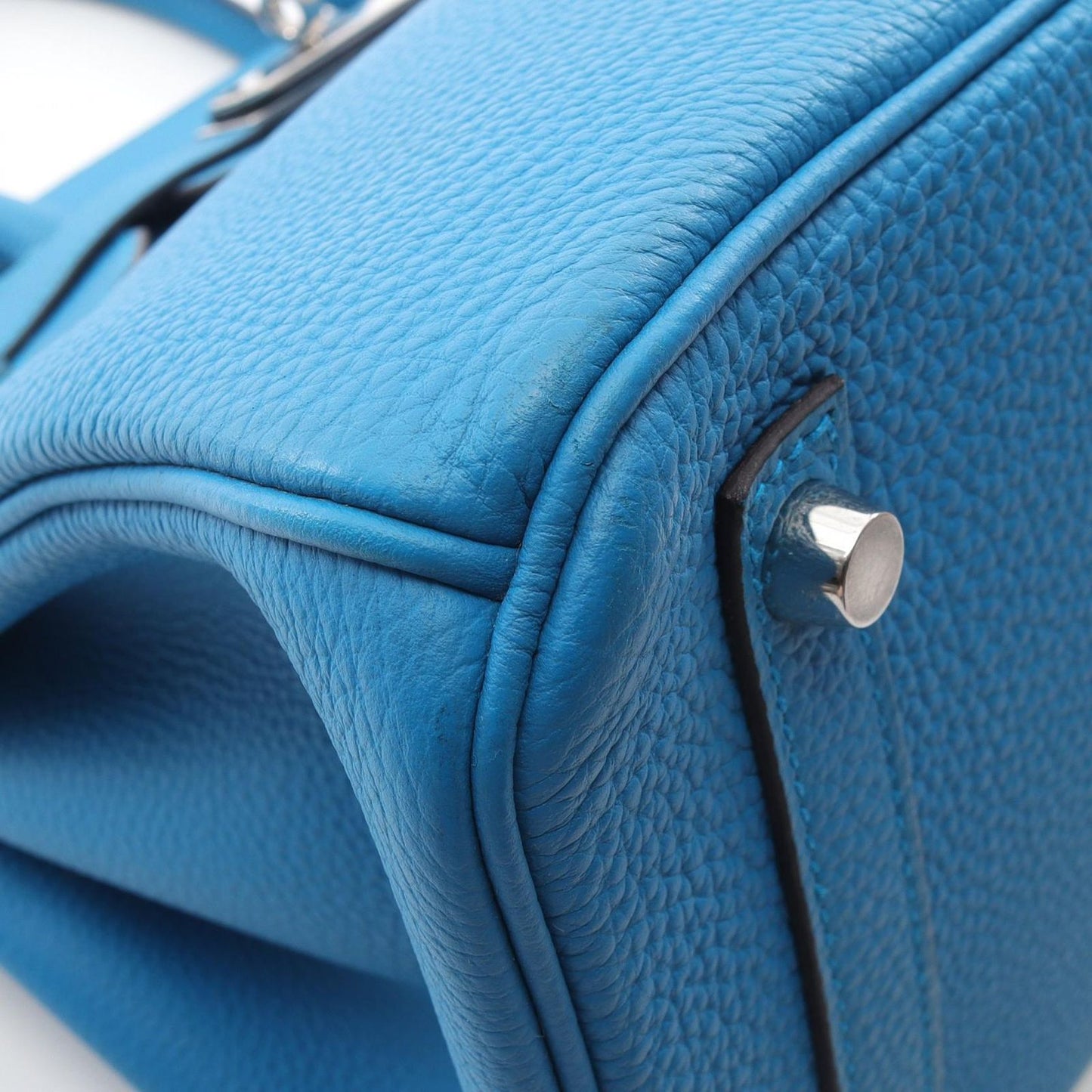 HERMES Birkin 30 Handbag in Blue Zanzibar - Exquisite Craftsmanship