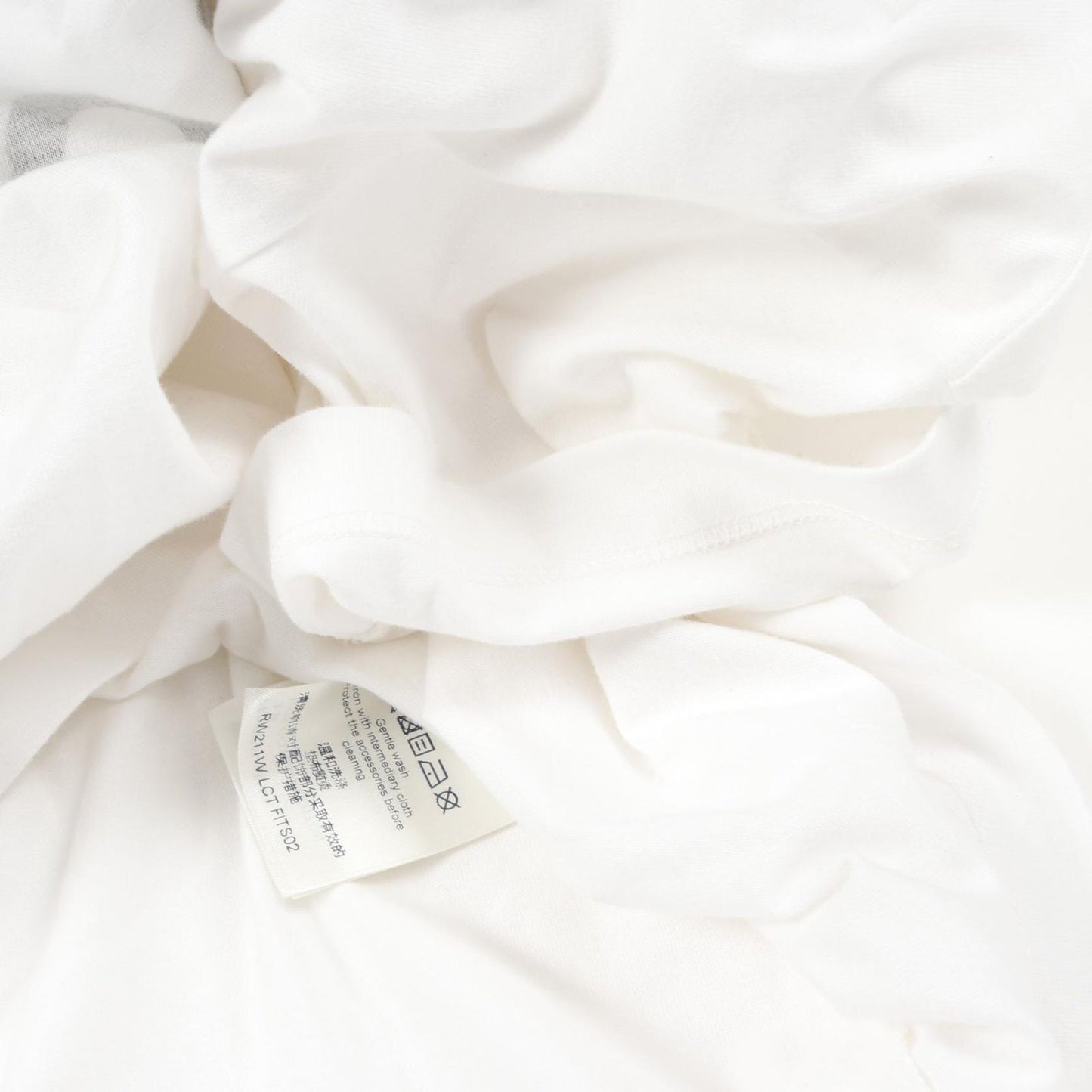 Louis Vuitton Inverted Logo Print Chain Detail Cotton T-Shirt