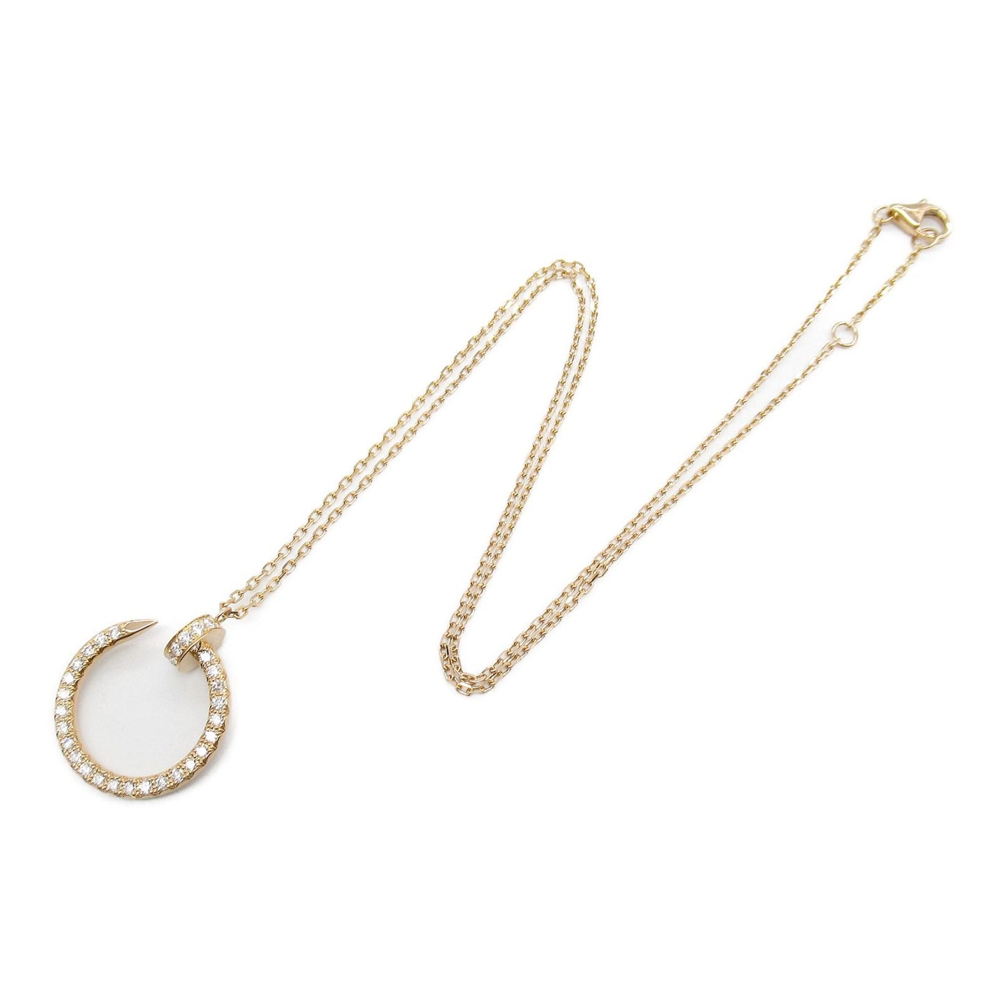 CARTIER Juste un Clou Diamond Necklace in 18K Pink Gold