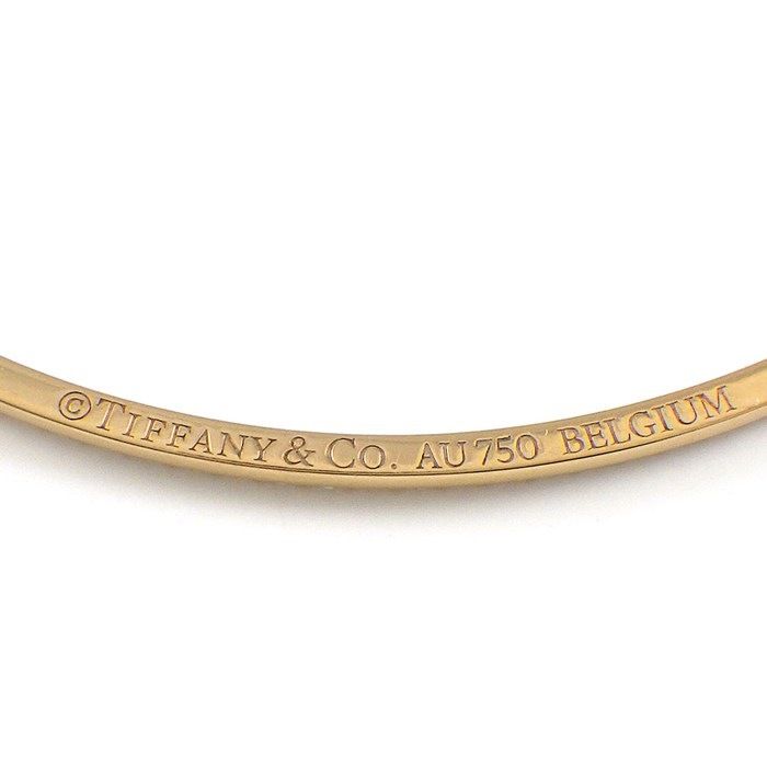 Tiffany & Co. T Smile Small Necklace in K18 Pink Gold with Diamonds