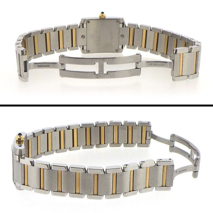 Cartier Tank Française SM W51007Q4 - Iconic Gold & Steel Timepiece