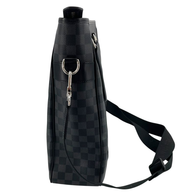 Louis Vuitton Tadao N51192 Black Damier Graphite Shoulder Bag